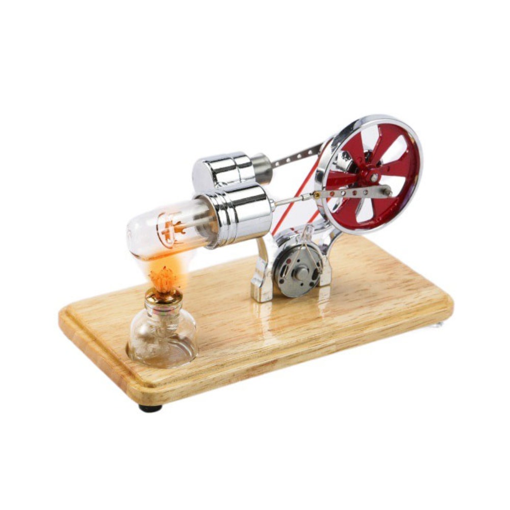 Science And Invention - Colorful LED Stirling Engine Motor Model