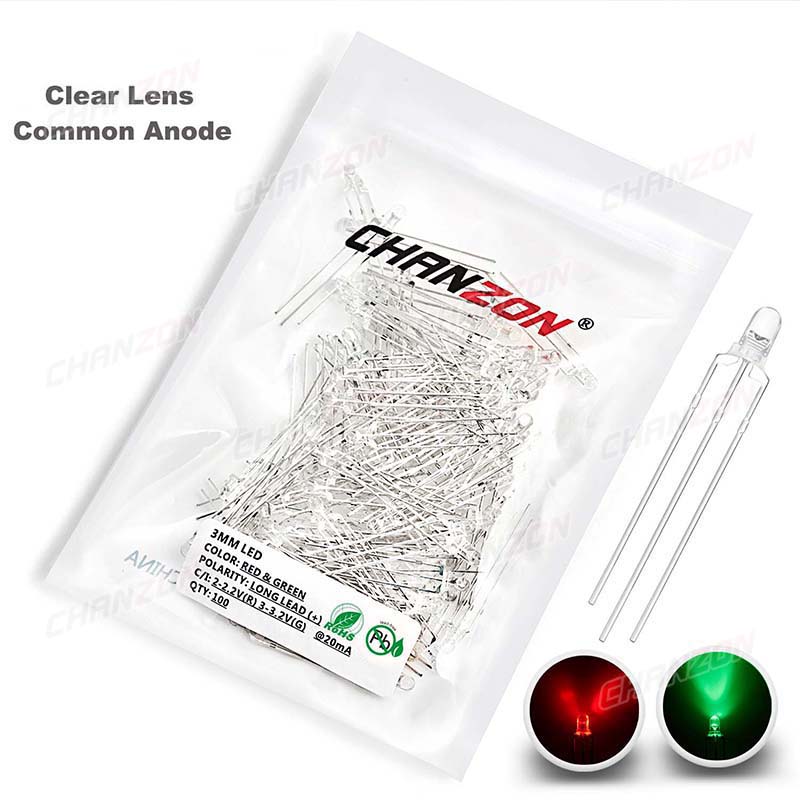 Bicolor 3 mm LED Light Emittin - огляд і ціна Hobby Is Science