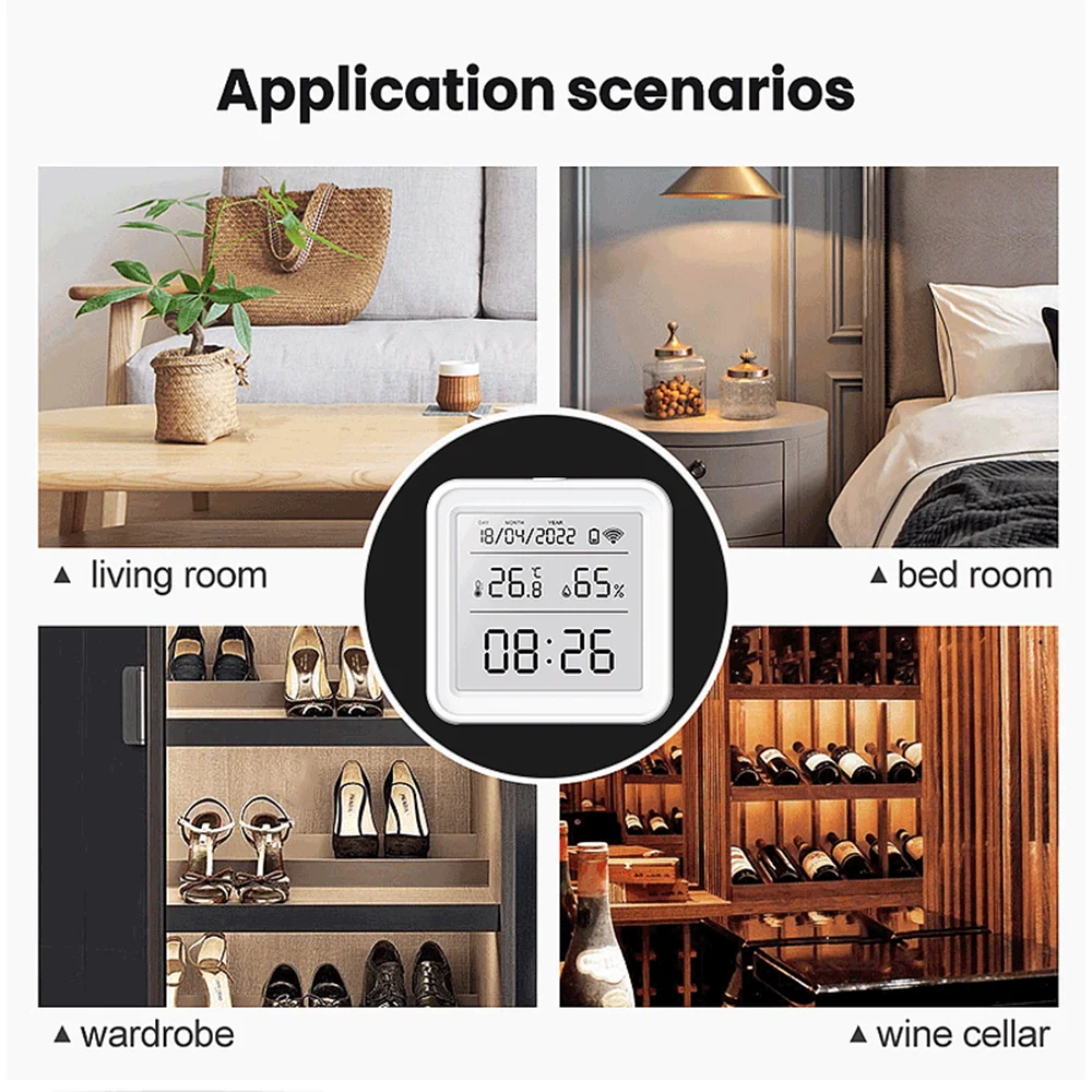 Tuya Zigbee WiFi Temperature H - огляд і ціна Weather Station Indoor
