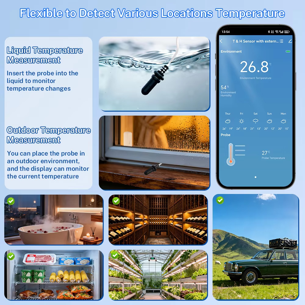 Tuya Zigbee WiFi Temperature H - огляд і ціна Weather Station Indoor