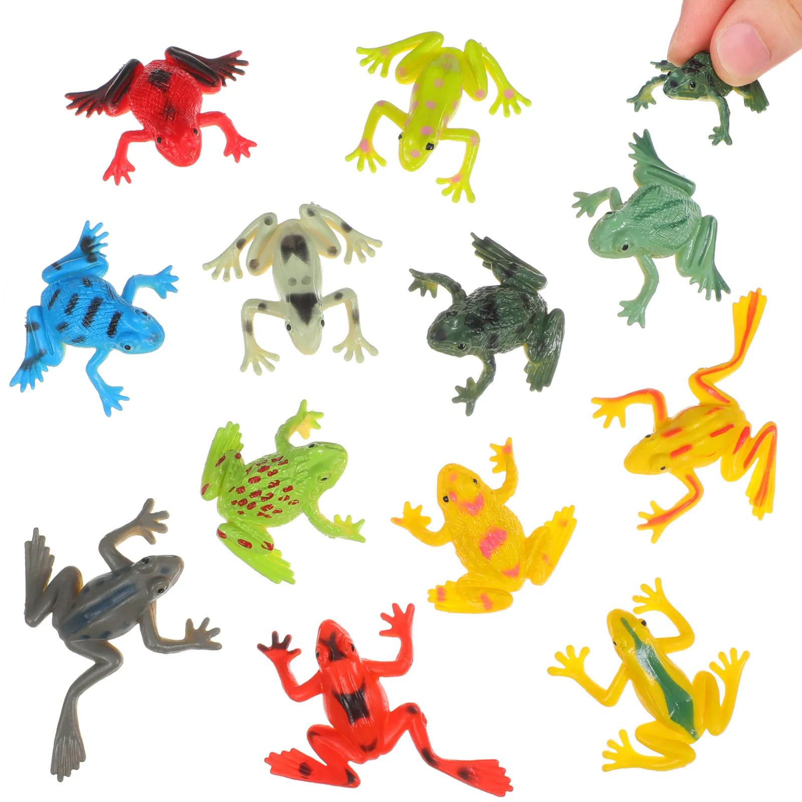 12Pcs Realistic Frogs Statue K - огляд і ціна Hobby Is Science